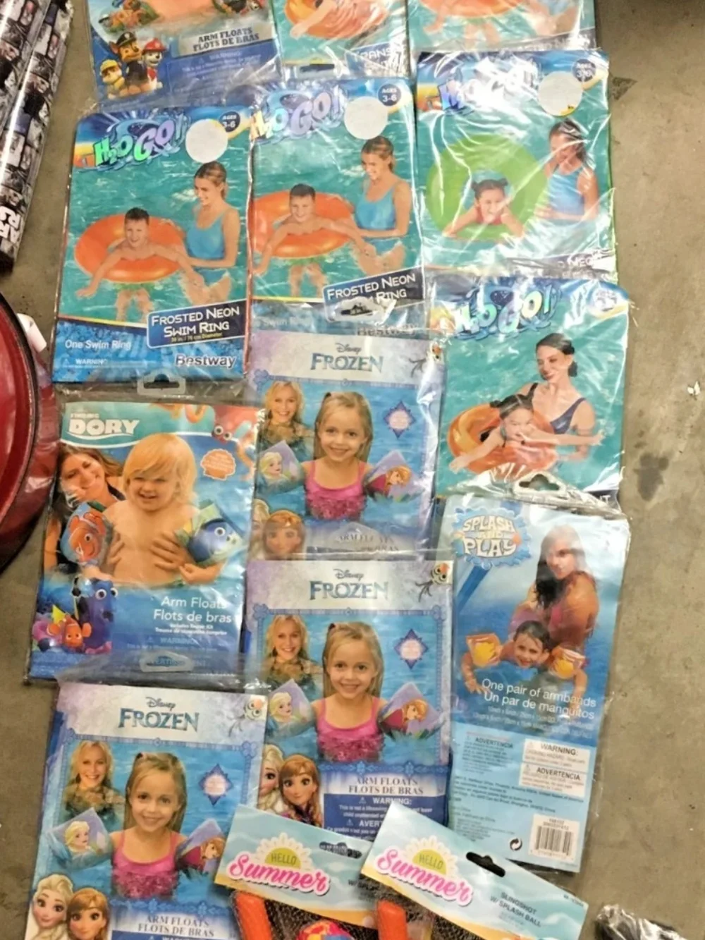 Lots Mixed 12Disney Frozen Elsa & Anna Kids Swim Arm Floats - Mix Colors